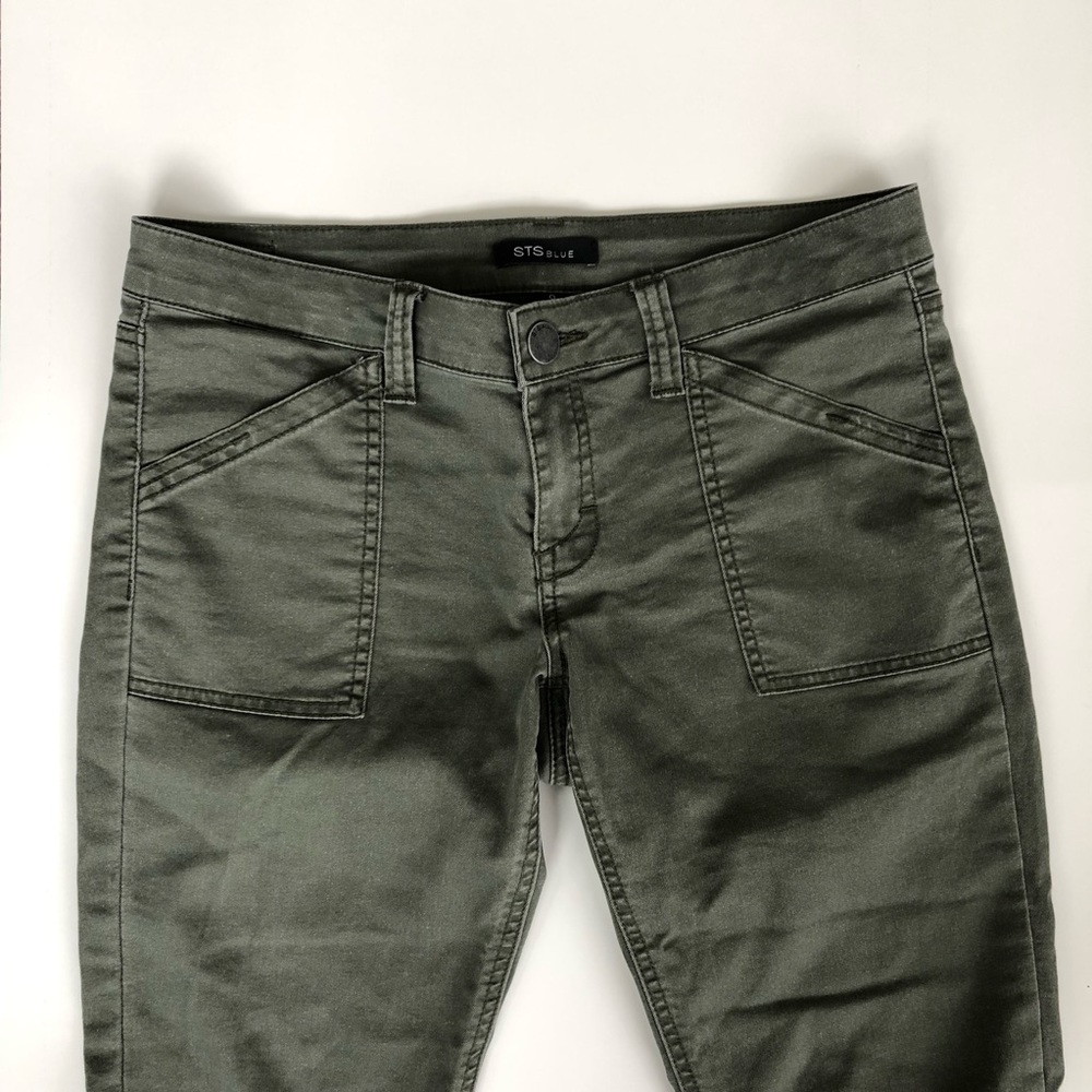 Nordstrom STS Blue Army Green Skinny Jeans